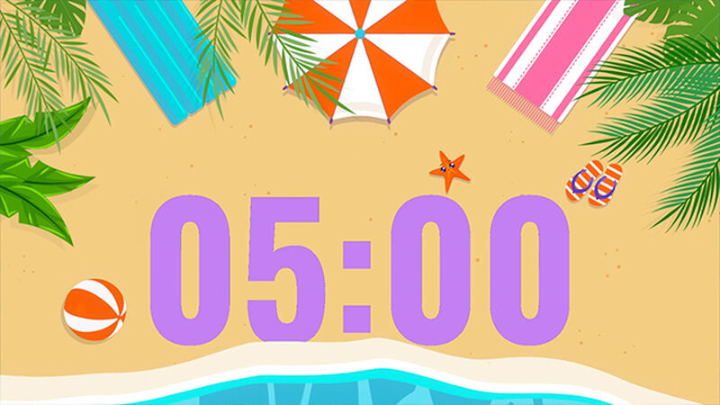 Beach Vibe Countdown